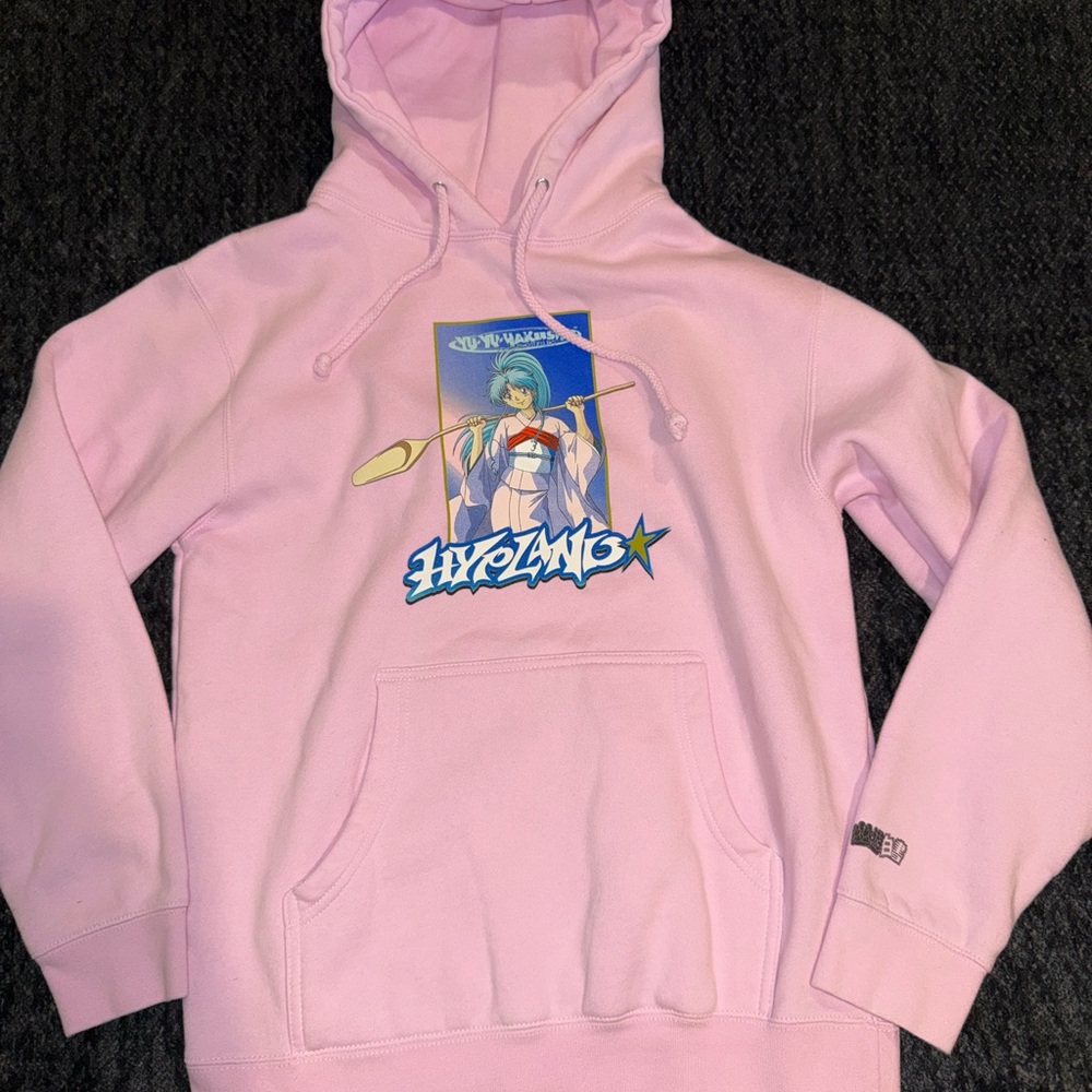 Hypland x Yu Hakusho Botan Pink Hoodie   Small